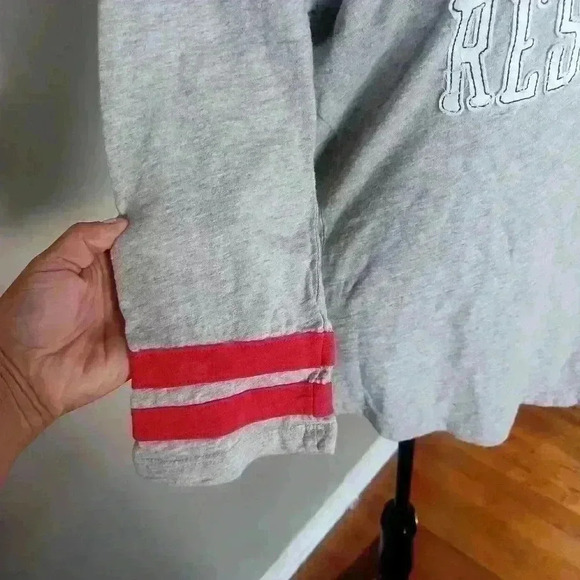 Disneyland Resort Women's Gray Distressed Cotton Baseball Tee L - Picture 7 of 14